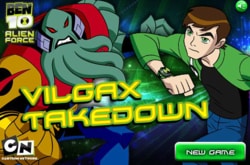 Ben 10 Vilgax Crash Online Fight Game